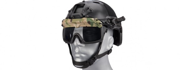 Lancer Tactical Helmet Safety Goggles ( Option )