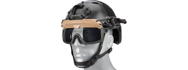 Lancer Tactical Helmet Safety Goggles ( Option )