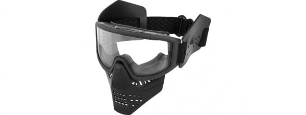 Lancer Tactical Ventilated Airsoft Full Face Mask ( Option )