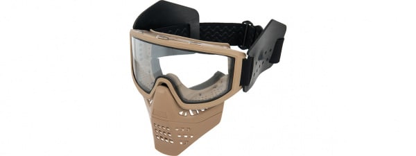 Lancer Tactical Ventilated Airsoft Full Face Mask ( Option )