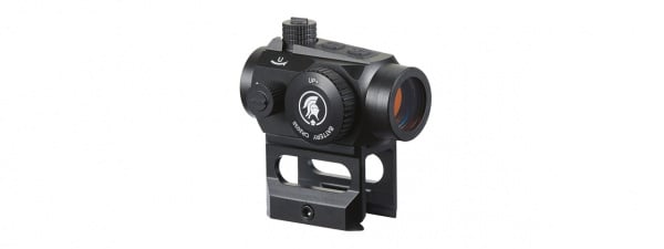 Lancer Tactical 2 MOA Micro Red Dot Sight with Riser Mount (Black)