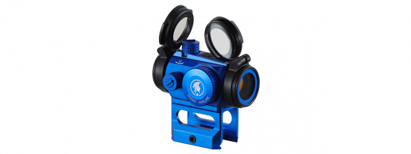 Lancer Tactical 2 MOA Micro Red Dot Sight with Riser Mount (Blue)