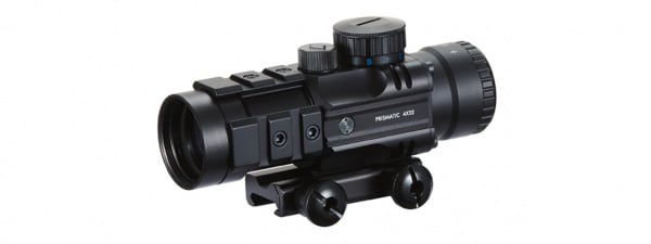 Lancer Tactical Prismatic 4x32 Compact Scope with Illuminated Reticle (Black)