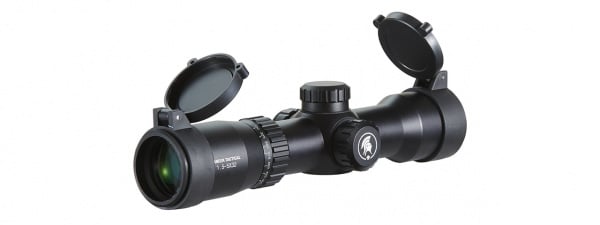 Lancer Tactical 1.5-5x32 Rifle Scope with Mounts (Black)