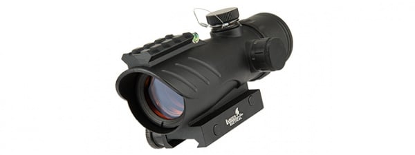 Lancer Tactical Enclosed Red Dot Sight w/ Top Optic Rail ( Black )