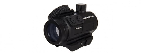 Lancer Tactical Green & Red Dot Sight w/ Side Button ( Black )