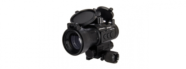 Lancer Tactical HD30L 1x30mm Green and Red Dot Sight w/ Red Laser Sight and Flip Up Lens Caps ( Black )