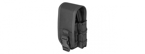 Lancer Tactical 1000D Nylon QD Buckle Pistol / Rifle Mag Pouch ( Black )