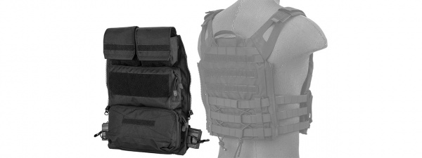 WST JPC Vest 2.0 Accessory Pouches Backpack Attachment II ( Black )