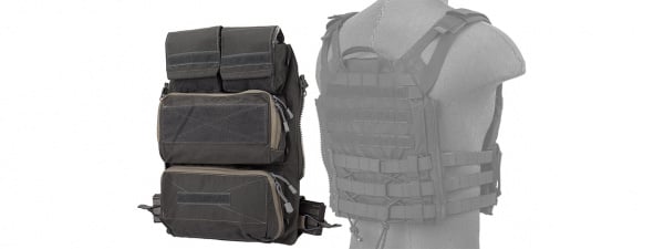 WST JPC Vest 2.0 Accessory Pouches Backpack Attachment II ( Gray )