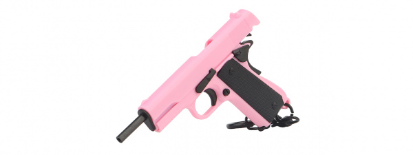 Tac 9 Tactical Detachable Mini 1911 Pistol Keychain with Holster (Pink)