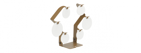 Tac 9 Industries Geometric Hanging Metal Training Target (Tan)