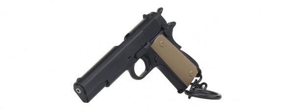 Tac 9 Industries Tactical Detachable Mini 1911 Pistol Keychain (Black)