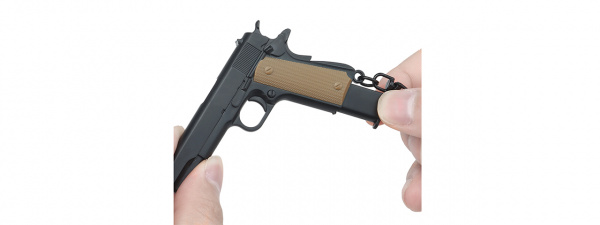 Tac 9 Industries Tactical Detachable Mini 1911 Pistol Keychain (Black)