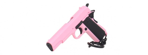 Tac 9 Industries Tactical Detachable Mini 1911 Pistol Keychain (Pink)