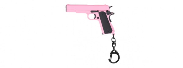 Tac 9 Industries Tactical Detachable Mini 1911 Pistol Keychain (Pink)