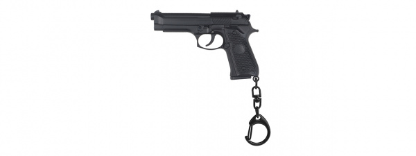 Tac 9 Industries Tactical Detachable Mini M9 Pistol Keychain (Black)