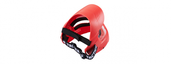 Lancer Tactical Full Face Airsoft Mask with Visor (Red)