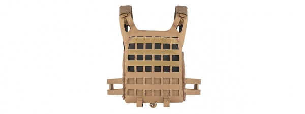 Lancer Tactical Lightweight SPC Laser Cut Tactical Vest (Coyote Brown)