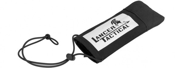 Lancer Tactical Airsoft Barrel Cover w/ Bungee Cord (Black)