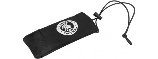 Lancer Tactical Airsoft Barrel Cover w/ Bungee Cord (Black)