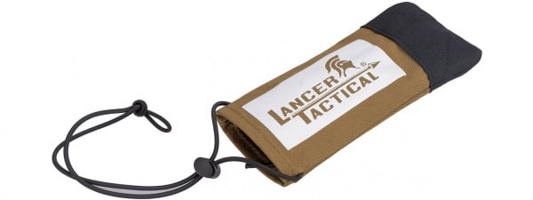 Lancer Tactical Airsoft Barrel Cover w/ Bungee Cord (Tan)