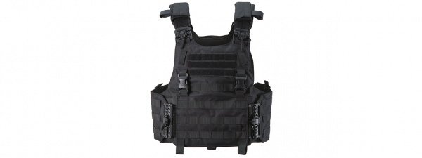 Lancer Tactical Quick Release Medium Plate Carrier (Black)