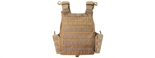 Lancer Tactical Quick Release Medium Plate Carrier (Khaki)