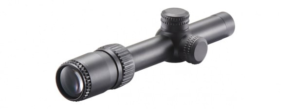 Lancer Tactical 1.5-5x20 Rifle Scope with Mounts (Black)