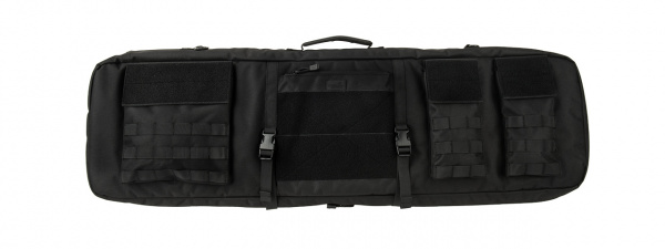 Lancer Tactical 1000D Nylon 3 Way Carry 43" Double Rifle Gun Bag ( Black )