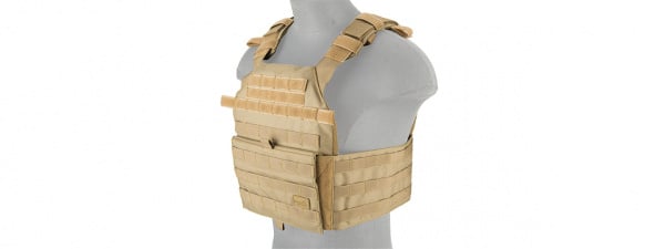 Lancer Tactical Assault Recon Plate Carrier ( Tan )