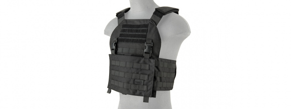 Lancer Tactical Buckle Up Version Airosft Plate Carrier ( Black )