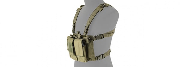 Lancer Tactical Adaptive Multi-purpose Slim Chest Rig (OD Green)