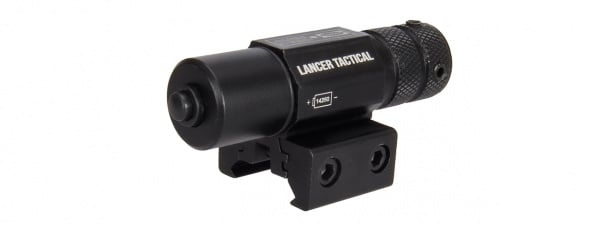 Lancer Tactical Green Laser w/ 20mm Standard Rail Mount ( Black )