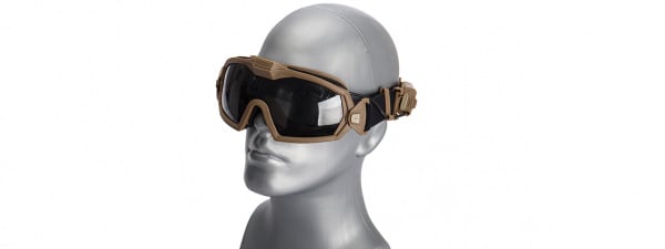WST Tactical Anti-Fog Goggles ( Tan )