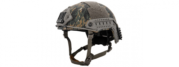 Lancer Tactical MH Bump Helmet ( Woodland Digital / M - L )