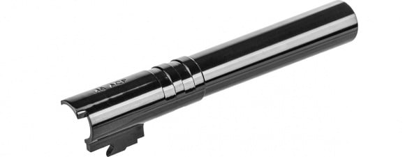 Tac-9 Stainless Steel Threaded Outer Barrel for 5.1 Hi-Capa Pistols ( Black )