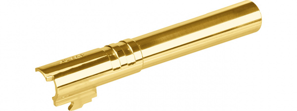 Tac-9 Stainless Steel Threaded Outer Barrel for 5.1 Hi-Capa Pistols ( Gold )