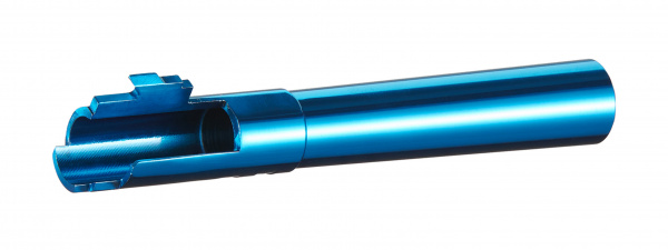 Lancer Tactical Stainless Steel Threaded Outer Barrel for 5.1 Hi-Capa Pistols (Blue)