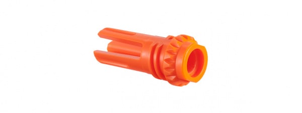 Classic Army Three Prong Polymer Flash Hider ( Orange / CCW )