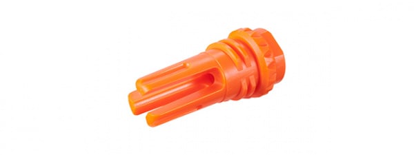 Classic Army Three Prong Polymer Flash Hider ( Orange / CCW )