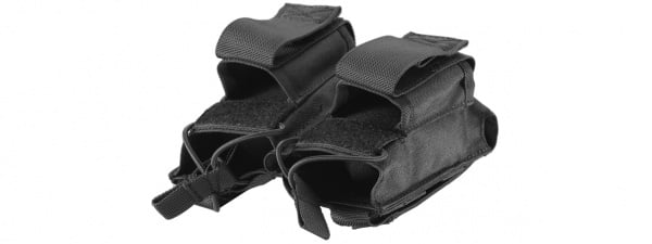 Lancer Tactical Double M4 / Pistol Magazine Pouch (Black)