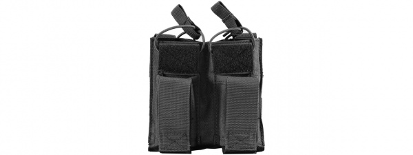 Lancer Tactical Double M4 / Pistol Magazine Pouch (Black)