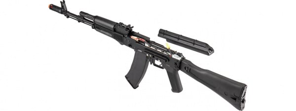 Double Bell AK-74MN Airsoft AEG Rifle With Folding Stock ( Black )