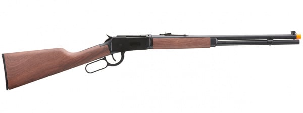 Double Bell M1894 CO2 Powered Lever Action Airsoft Rifle (Black / Imitation Wood)