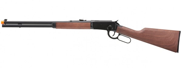 Double Bell M1894 CO2 Powered Lever Action Airsoft Rifle (Black / Imitation Wood)