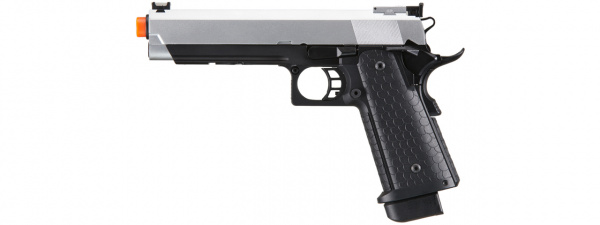 Double Bell M1911 Green Gas Blowback Airsoft Pistol (Silver)