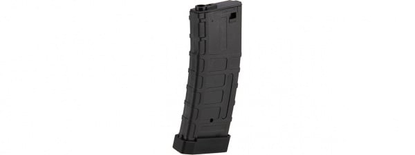 Double Bell M4 120 rd. AEG Mid Cap Airsoft Magazine w/ Tactical Base Plate ( Black )