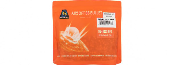 Double Bell 0.25G Biodegradable BBs 3000 Rounds ( Two Tone )