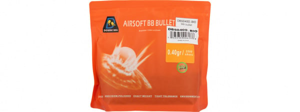 Double Bell 0.40G Biodegradable BBs 2500 Rounds ( Black )